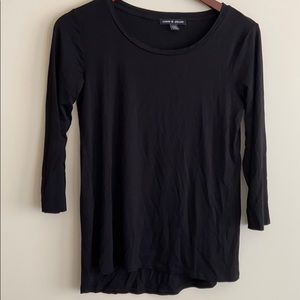 Cable and Gauge black basic shirt